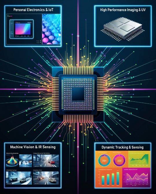 Application of QDs technologies Sectors involving technologies based on QDs